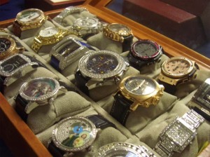 Drug lords wrist watch jewelry